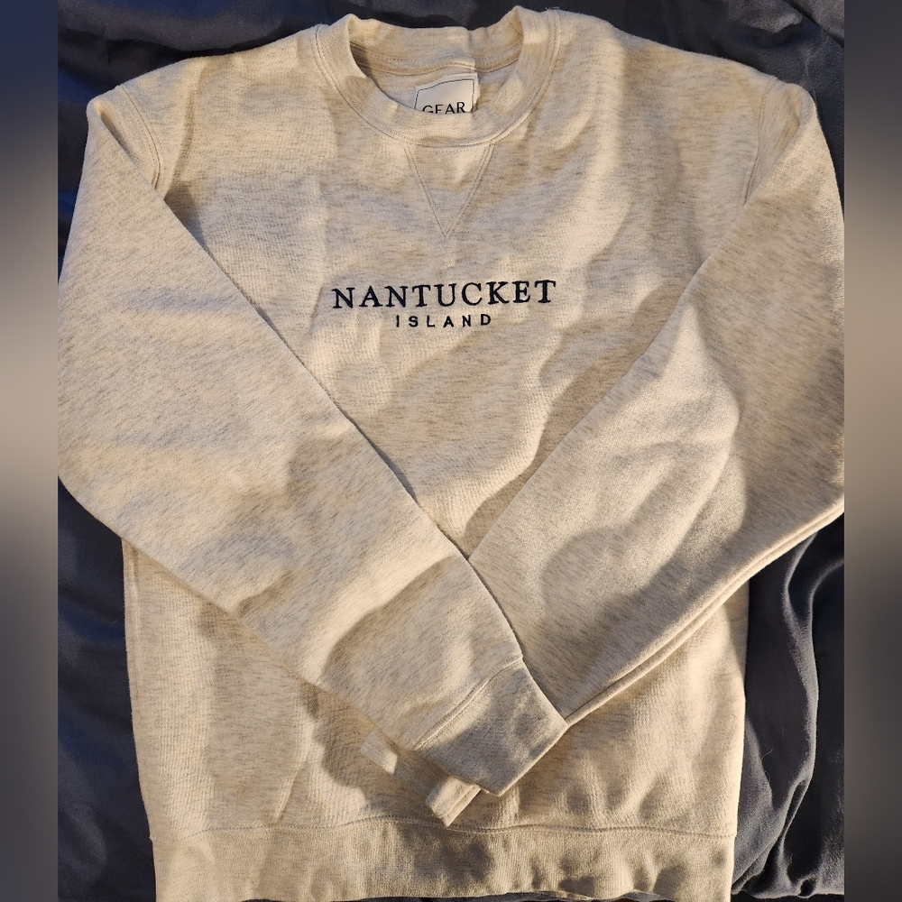 Heather Grey Nantucket Crewneck Sweatshirt